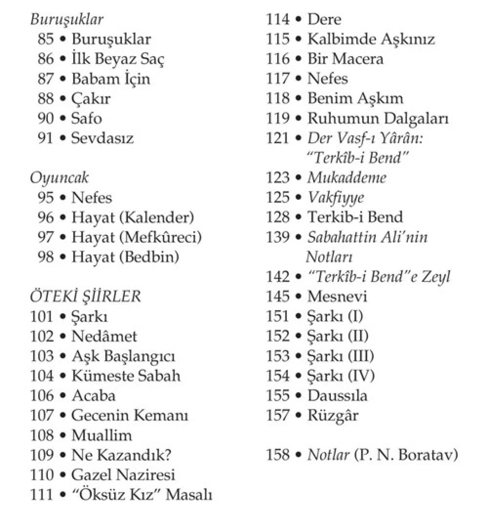 Bütün Şiirleri  Sabahattin Ali Yapı Kredi