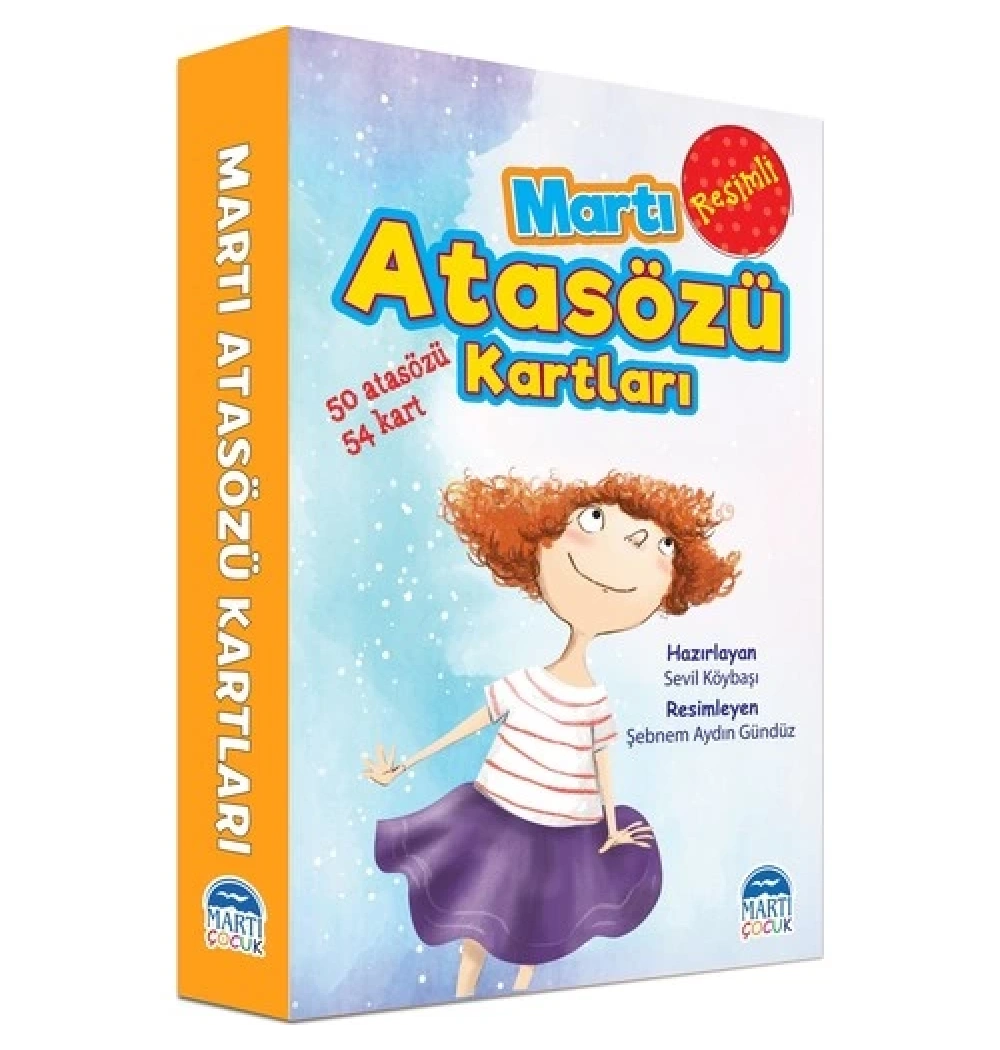 Martı Resimli Atasözü Kartları Kutulu