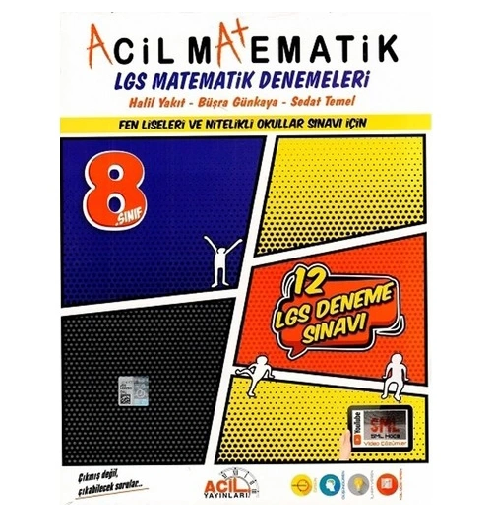 Acil 8. Sınıf Lgs Matematik 12 Deneme Sınavı