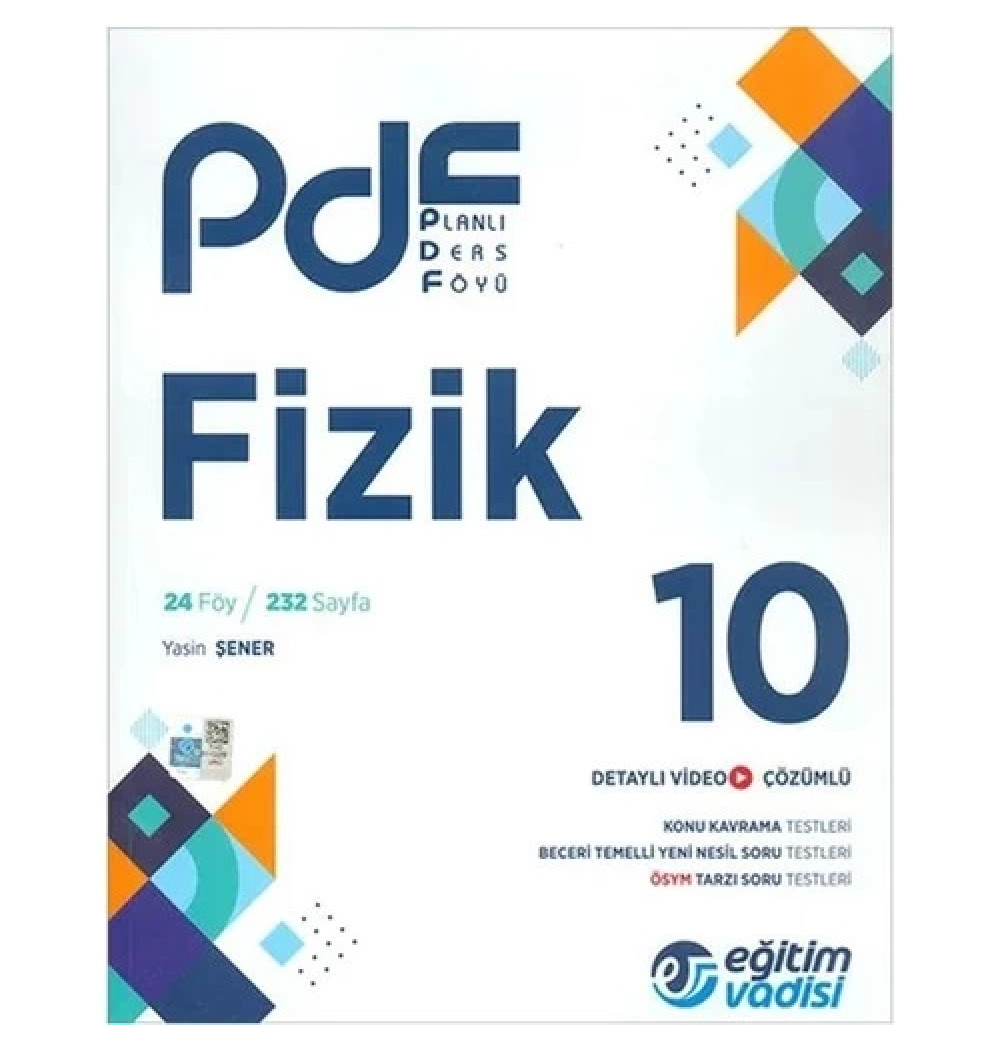Eğitim Vadisi 10.Sınıf Fizik Planlı Ders Föyü