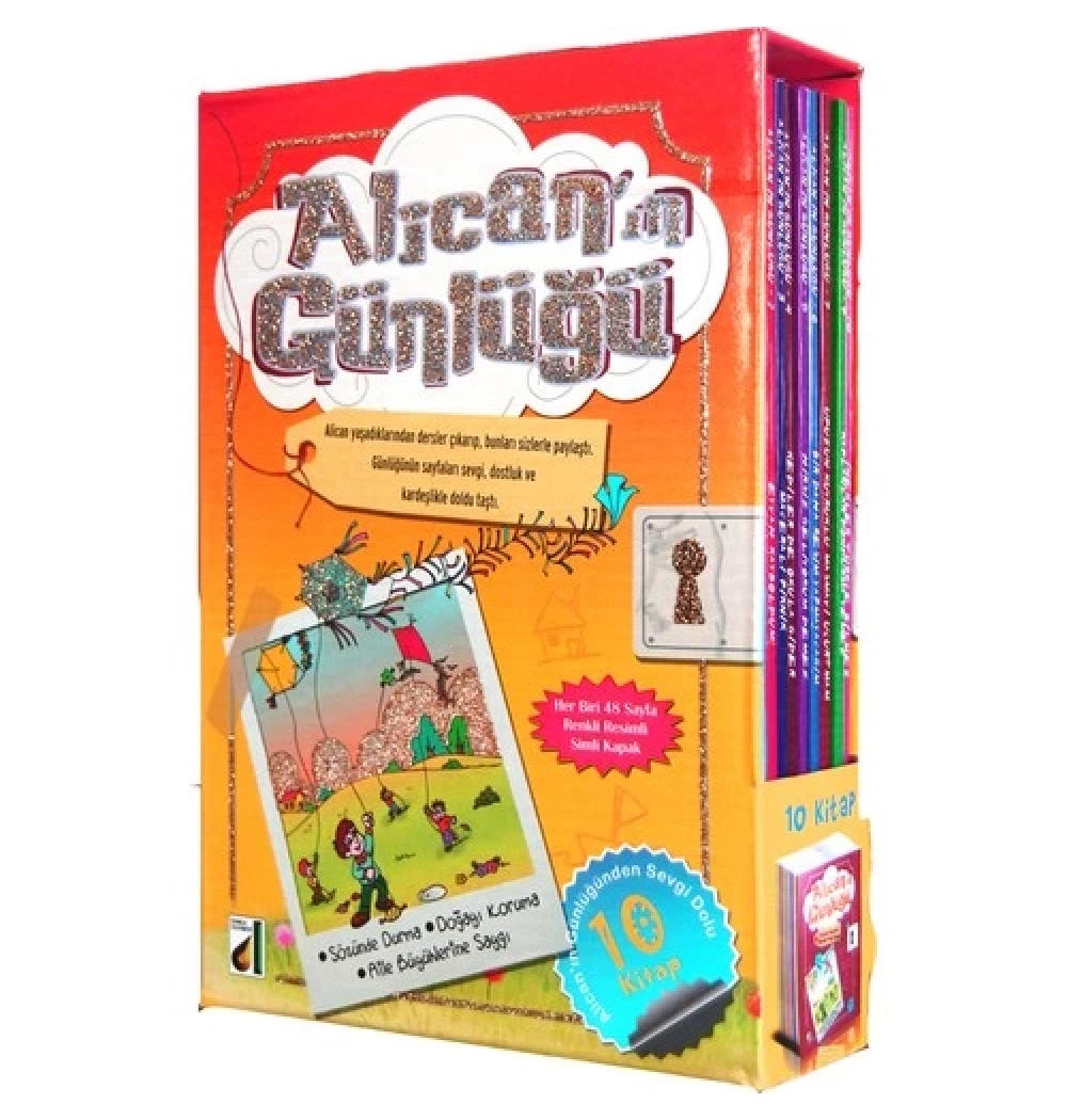 Alicanın Günlüğü   10 Kitap Set  Damla Yay.