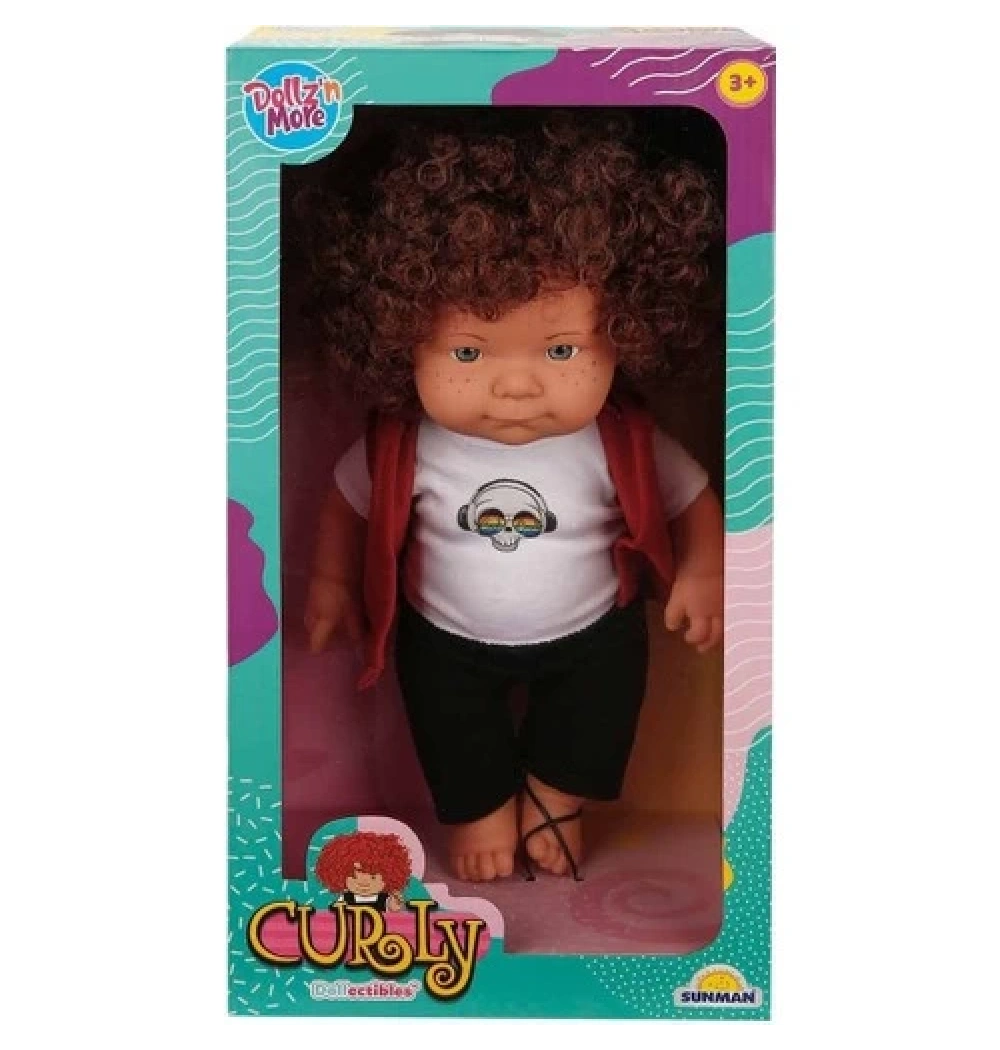 Kutulu Curly Bebek 35 Cm Suns01030151