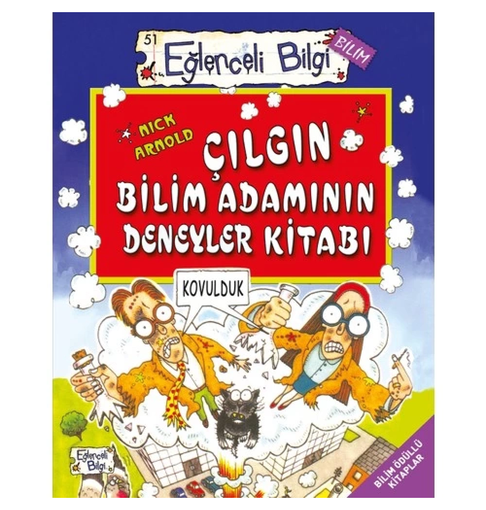 Çılgın Bilim Adamının  Deneyler Kitabı   Eğlenceli Bilgi  Yarışma Kitabı