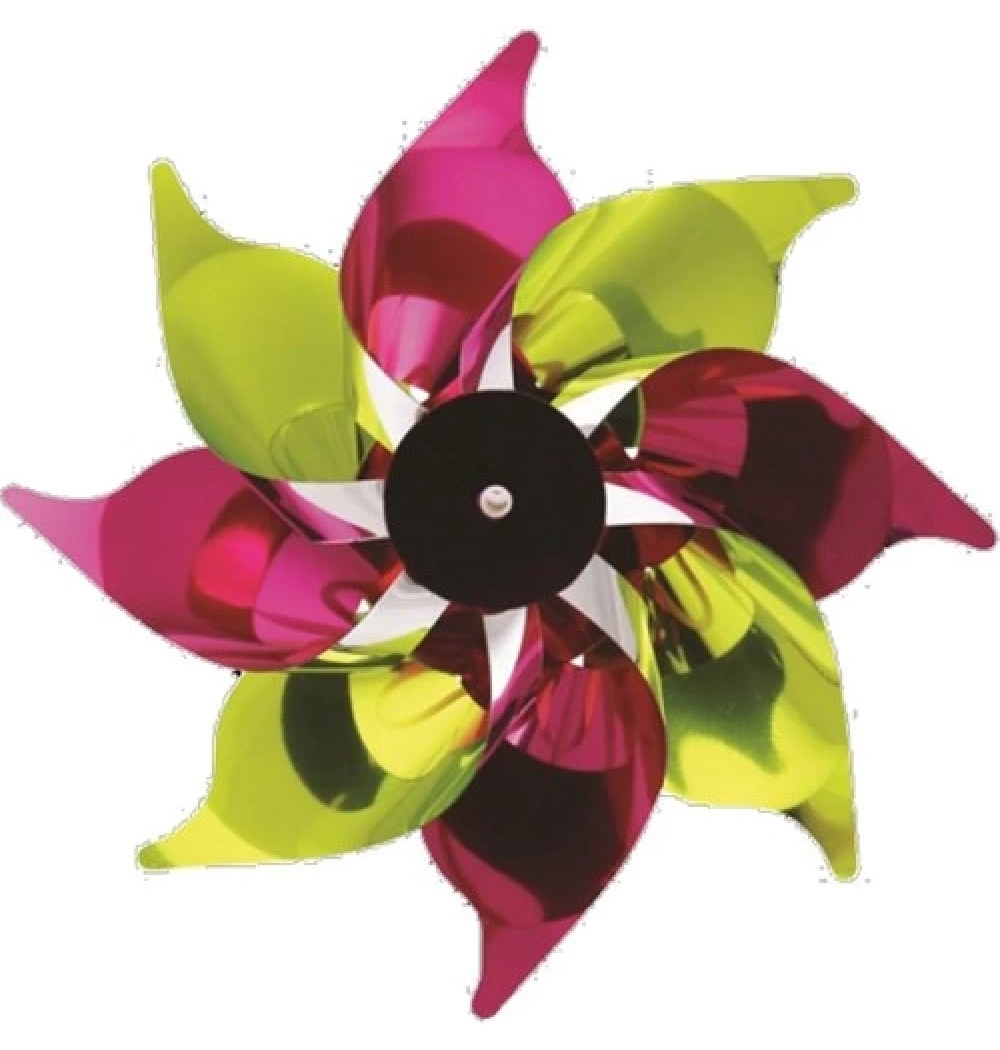 Rüzgar Gülü 18 Cm 8 Kanatlı Düz Renk