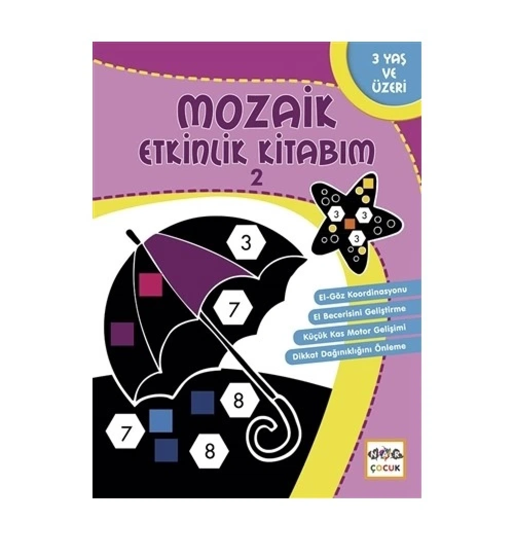 Mozaik Etkinlik Kitabım 2  Altıgen 3+Yaş