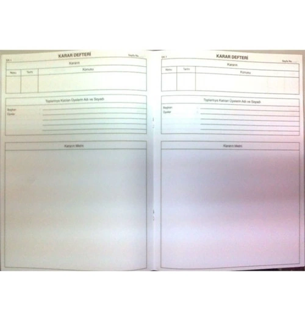 Dilman Karar Defteri 40 Yp. Numaralı