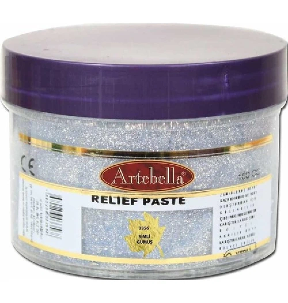 Artebella Rölyef Pasta Si̇Mli̇ Gümüş 3356 300 Gr