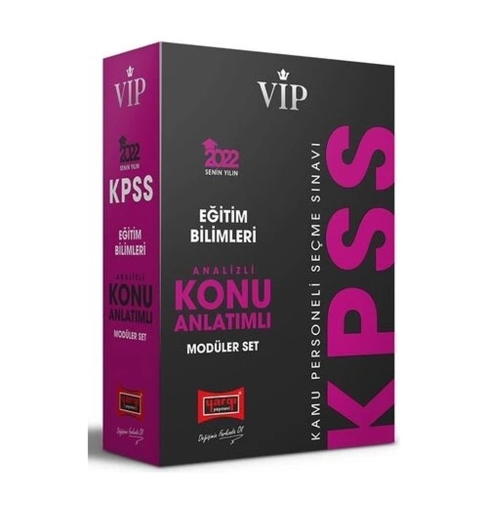 Yargı 2022 Kpss Vip Eğitim Bilimleri Analizli Modüler Konu Anlatım Seti