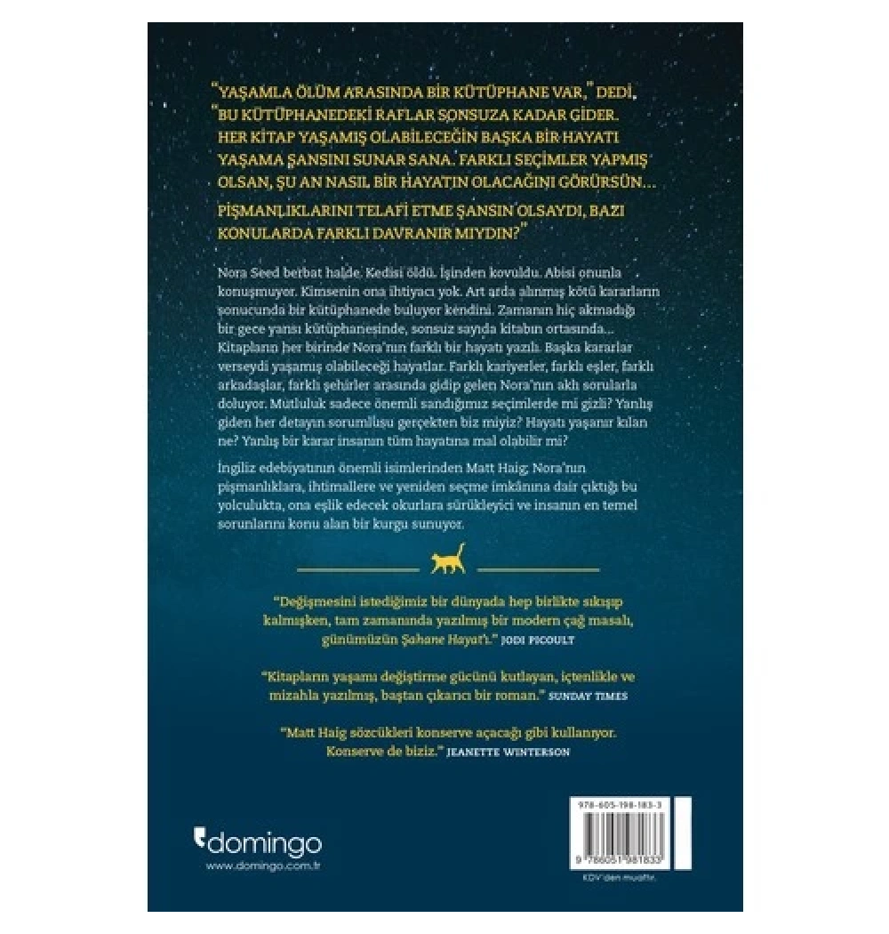 Gece Yarısı Kütüphanesi Matt Haıg Domingo