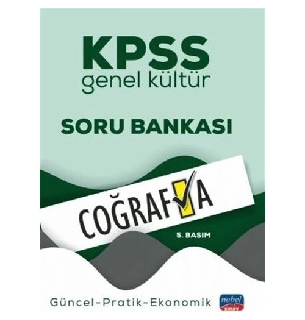 Nobel Kpss Gk Coğrafya Soru Bankası