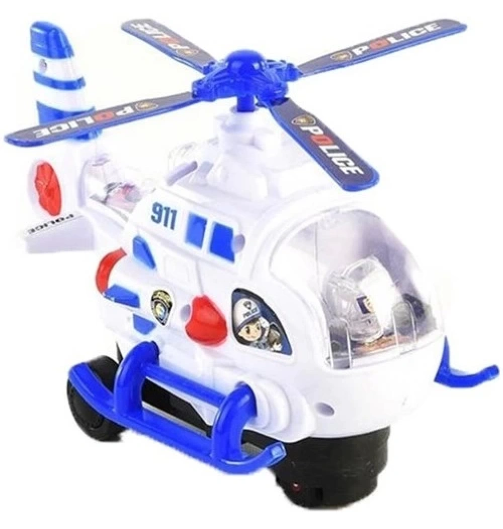 Kutulu Pilli Işıklı Polis Helikopter