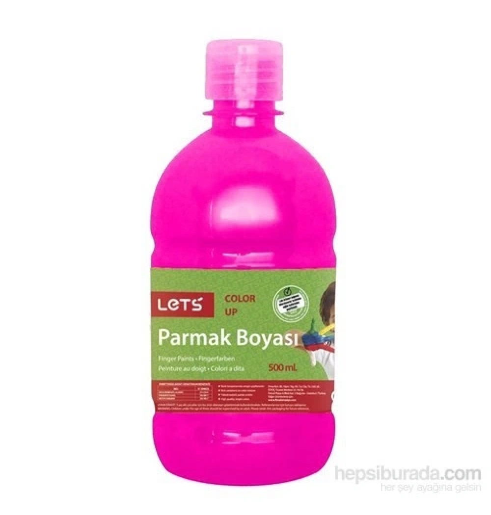 Lets Parmak Boyası 500 Ml Pembe L-5010