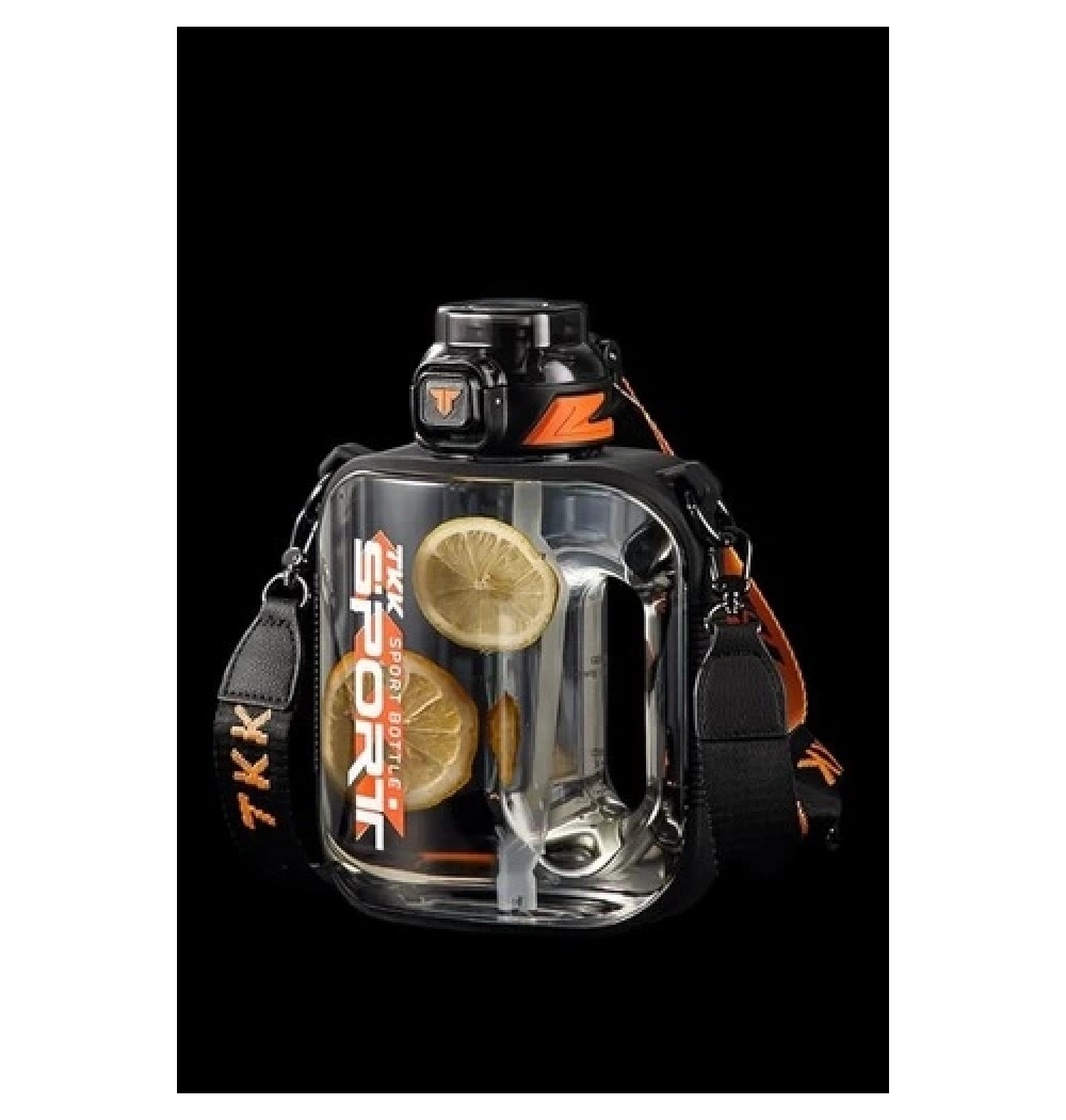 Vagon Lıfe Ttk Sporcu Matarası 1000Ml Siyah T-1022
