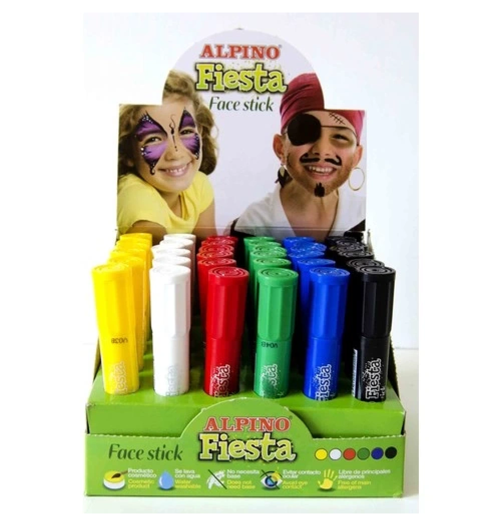 Alpino Fiesta Yüz Boyası Beyaz   Dl 075