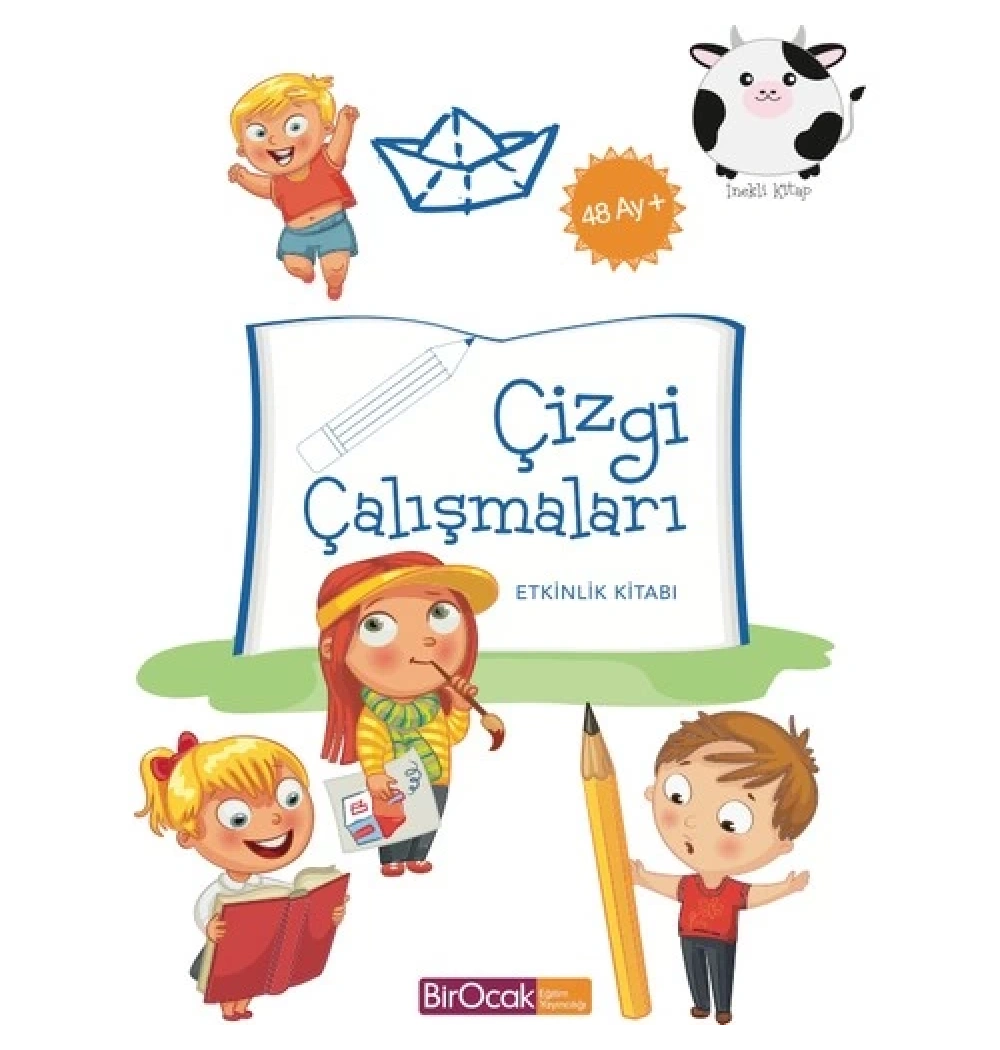 Çizgi Çalışmaları Etkinlik Kitabı 48+Ay  Birocak