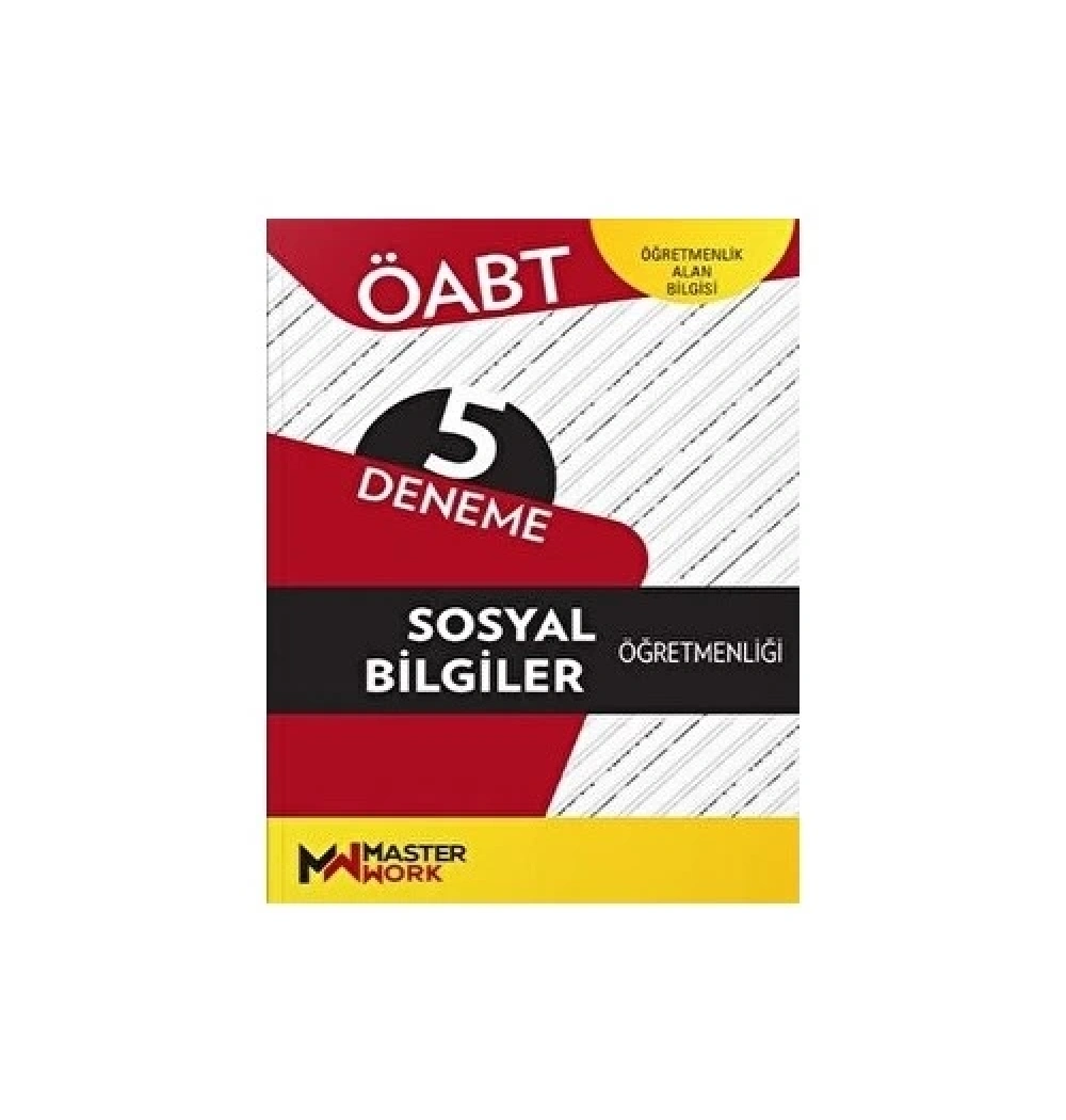 Öabt Sosyal Bilgiler Öğretmenliği 5 Deneme Master Work