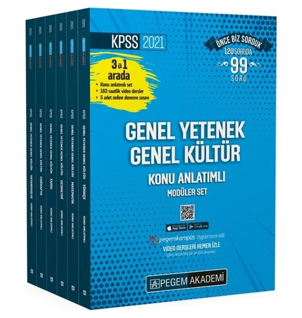 Pegem 2021 Kpss Gy Gk Konu Anlatımlı Modüler Set