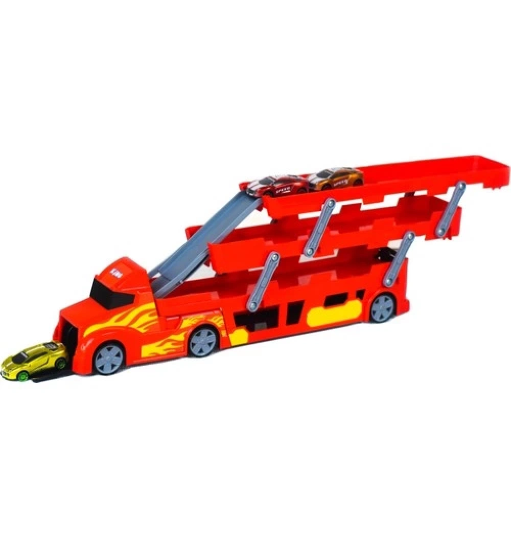Kutulu 3 Katlı Yedek Araçlı Rampalı Car Transporter