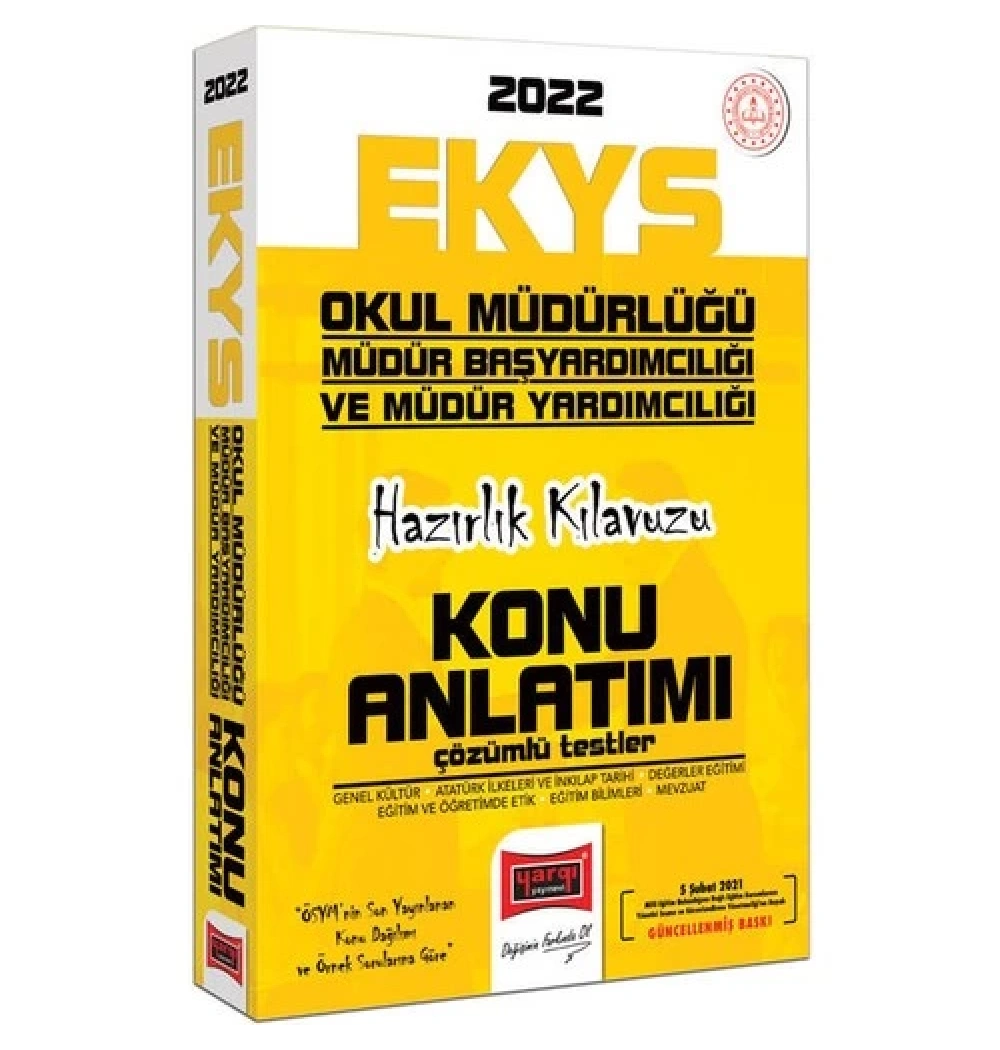 Yargı 2022 Ekys Okul Müdürlüğü Ve Yardımcılığı Konu Anlatım