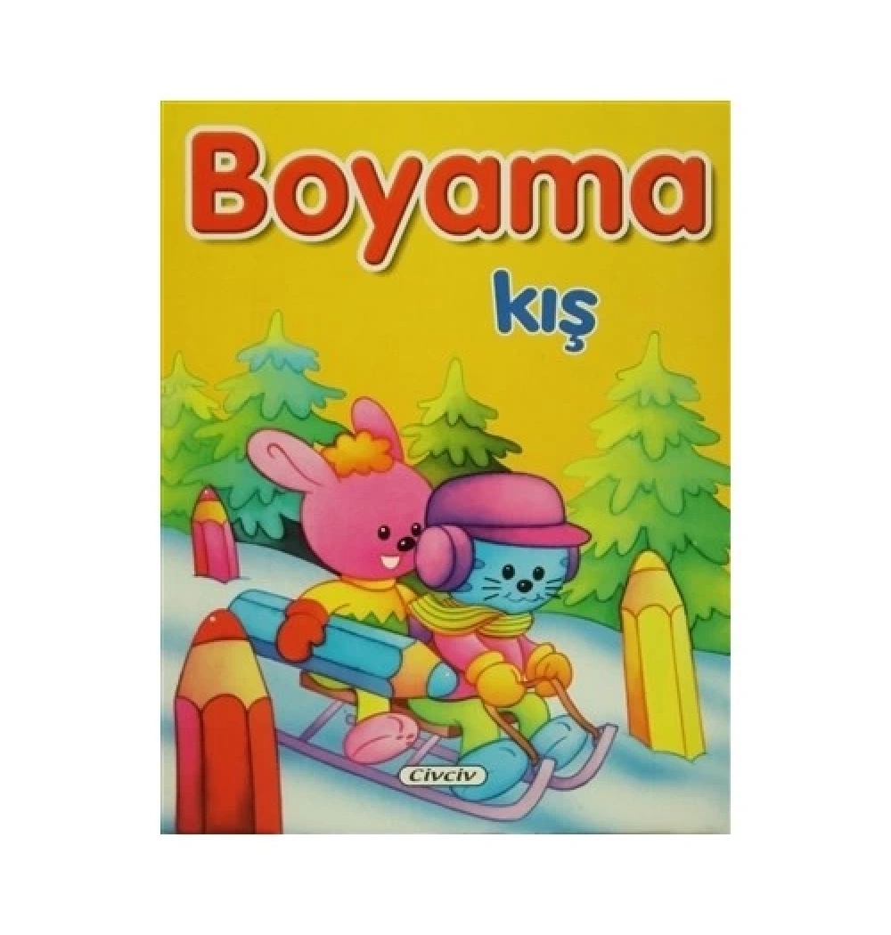 Mevsimler Boyama  Kış