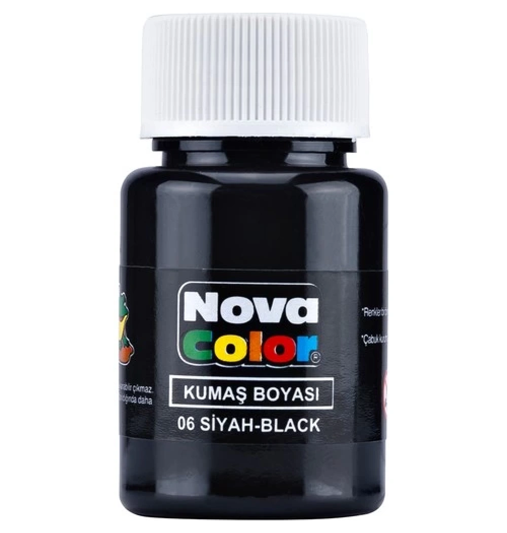 Nova Color Kumaş Boyası Siyah  Nc-164
