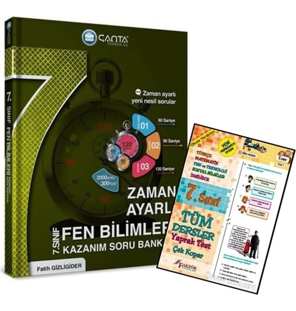 Çanta 7.Sınıf Fen Bilimleri Etkinlikli Kazanım Soru Bankası