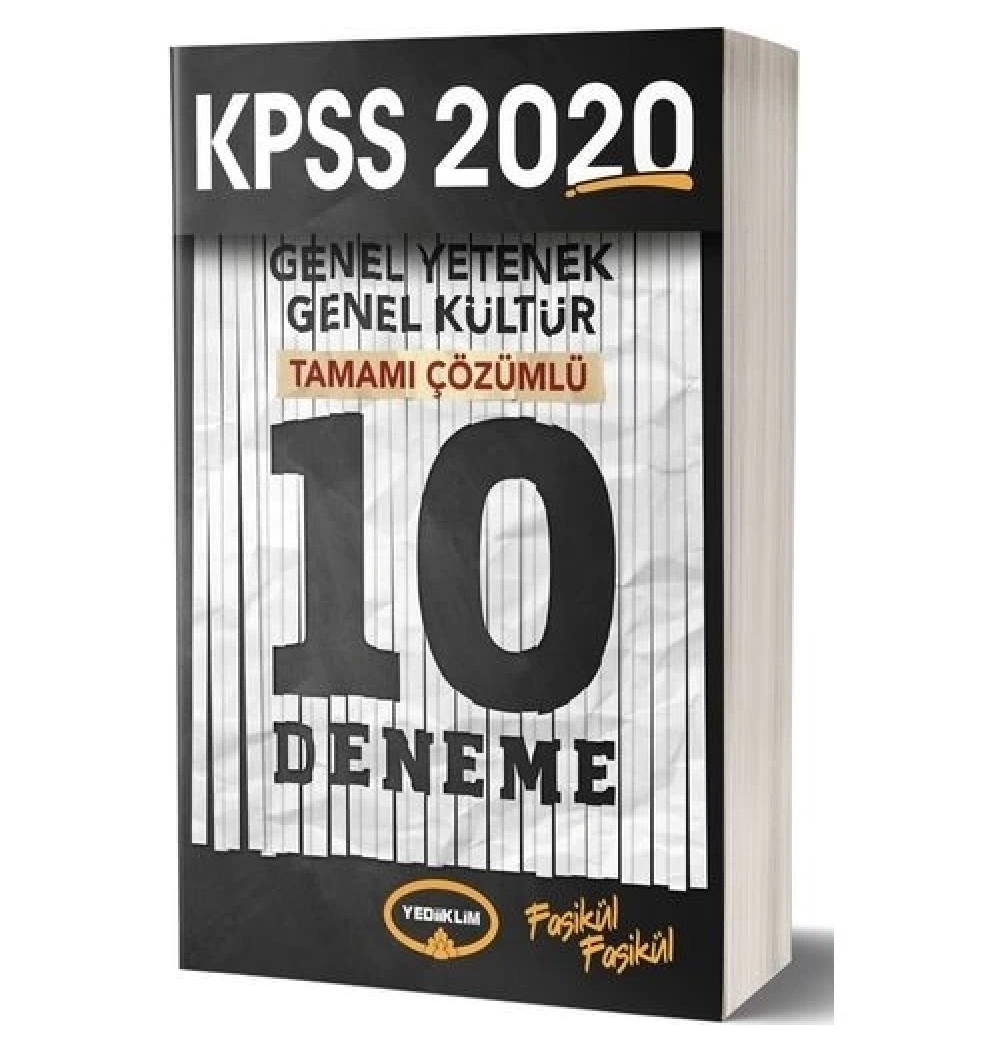 Kpss 2020 Gy Gk Çözümlü 10 Deneme Yediiklim