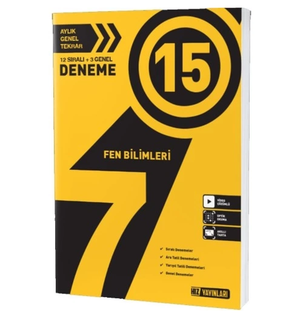 Hız 7.Sınıf Fen Bilimleri 15 Deneme