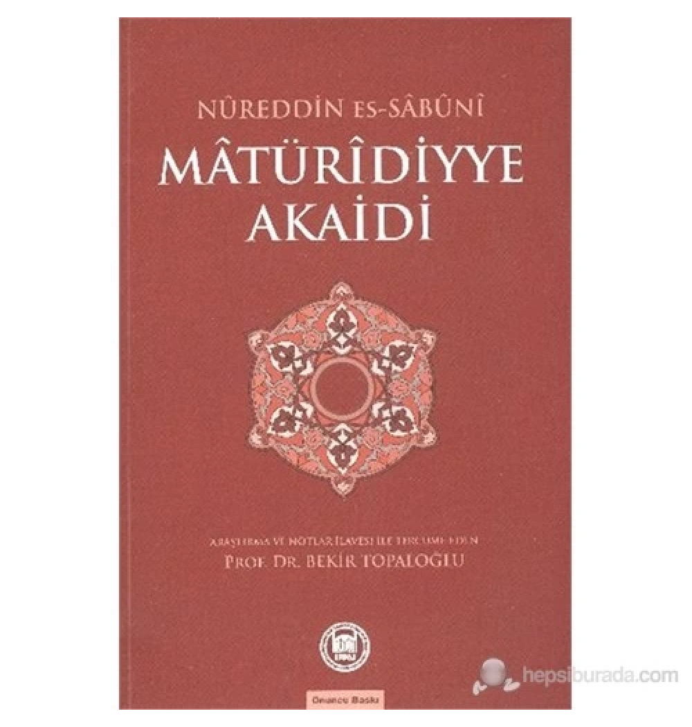 Matüridiyye Akaidi Nureddin Essabuni  Bekir Topaloğlu  İfav