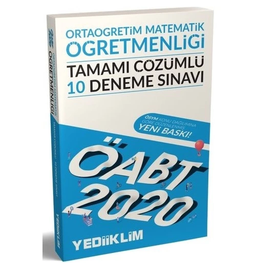 Öabt Ortaöğretim Matematik Öğretmenliği 10 Çözümlü Deneme  Yediiklim