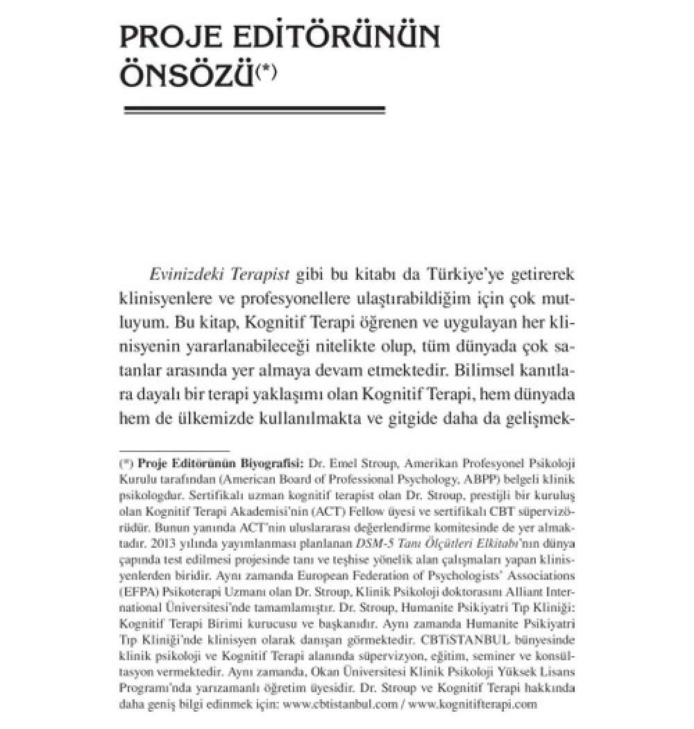 Evi̇Ni̇Zdeki̇ Terapi̇St/ D.Greenberger Altın