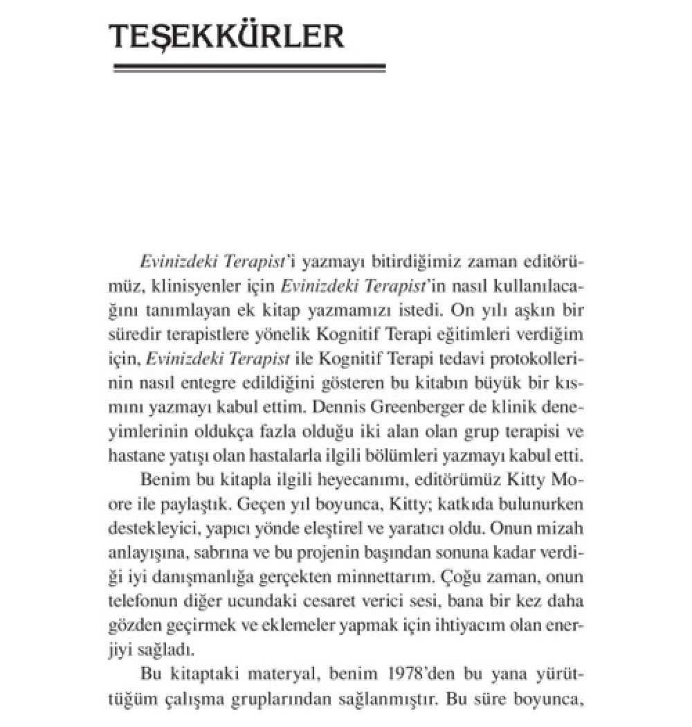 Evi̇Ni̇Zdeki̇ Terapi̇St/ D.Greenberger Altın