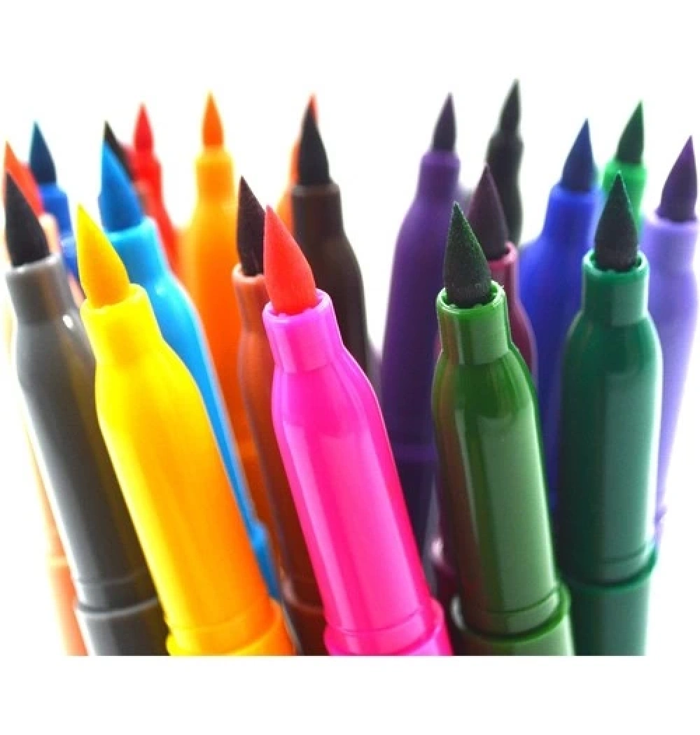 Pensan Kidz 20 Renk Firça Uçlu Keçeli Kalem pe4000kç