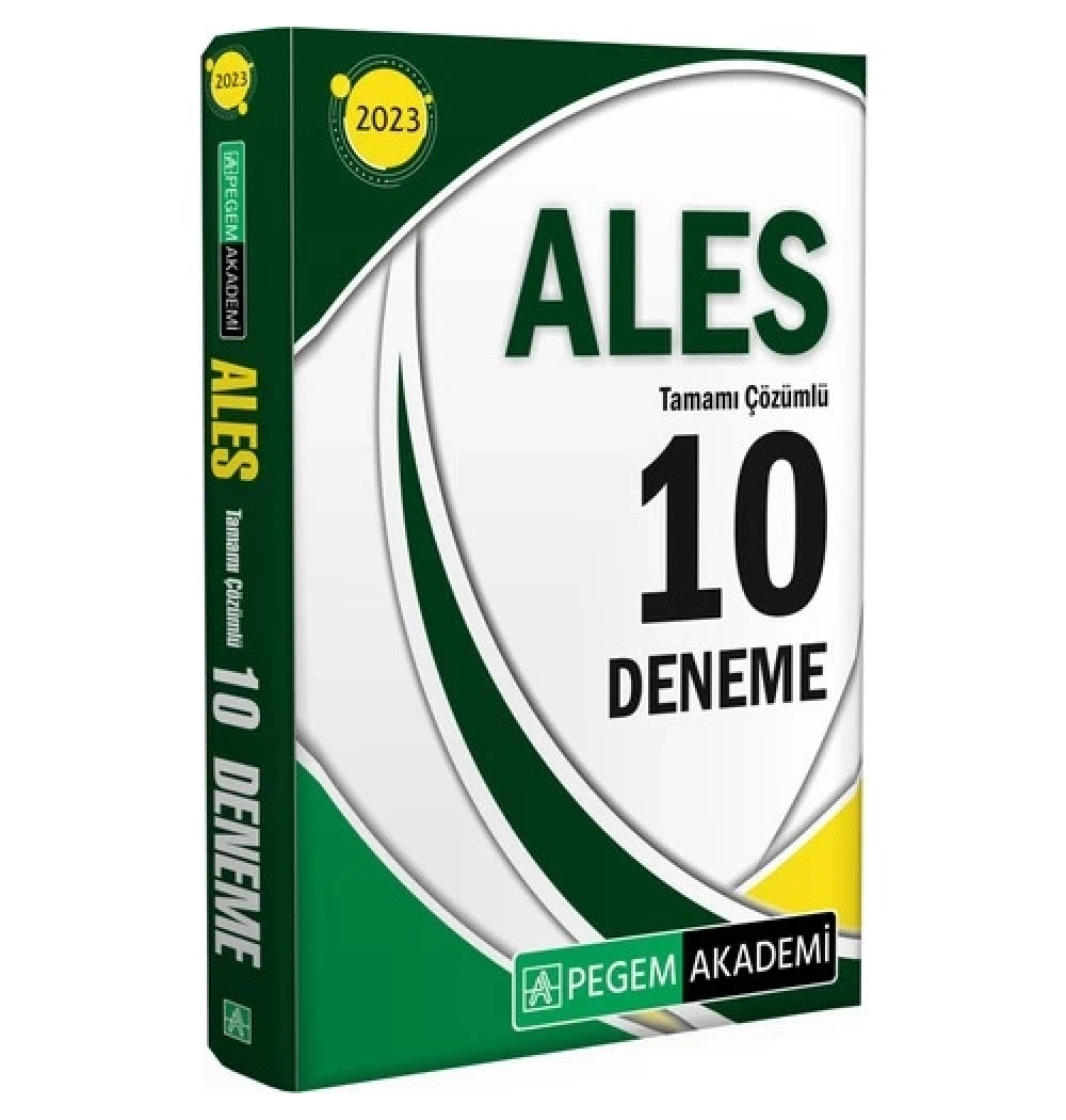 Pegem 2023 Ales Çözümlü 10 Deneme