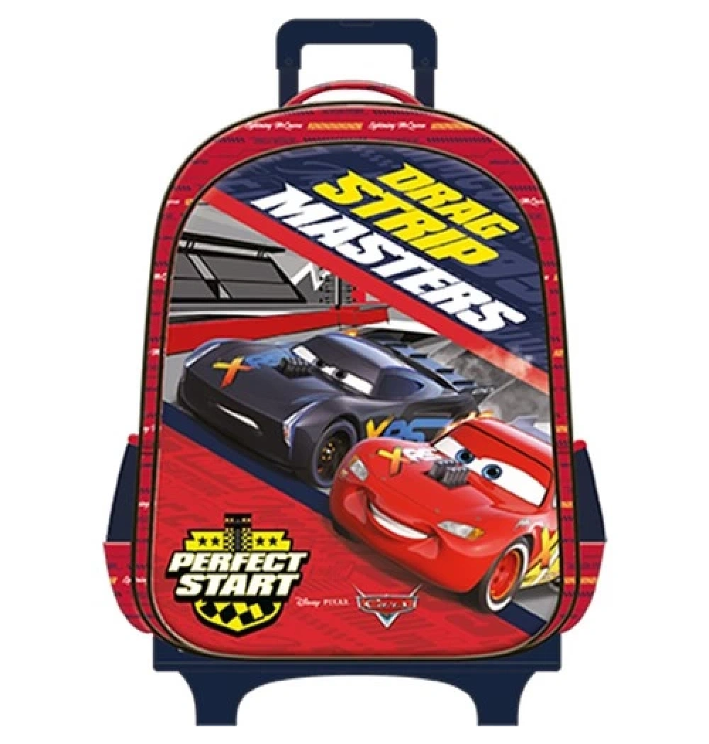 Mikro 5070 Cars İlkokul Çantası Çekçekli Salto Masters