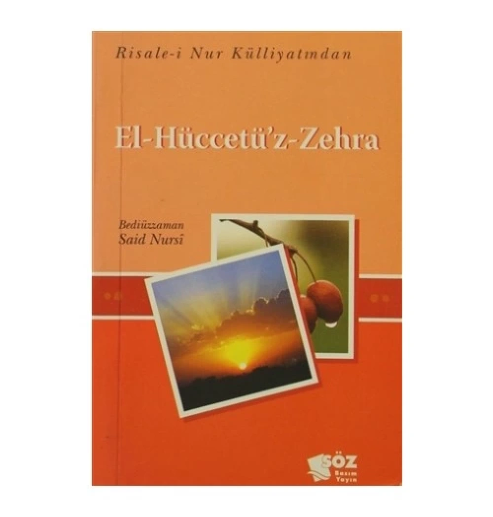 El Hüccetüz Zehra-Cep-Söz Basım-Bediüzzaman Said Nursi  Söz Basım