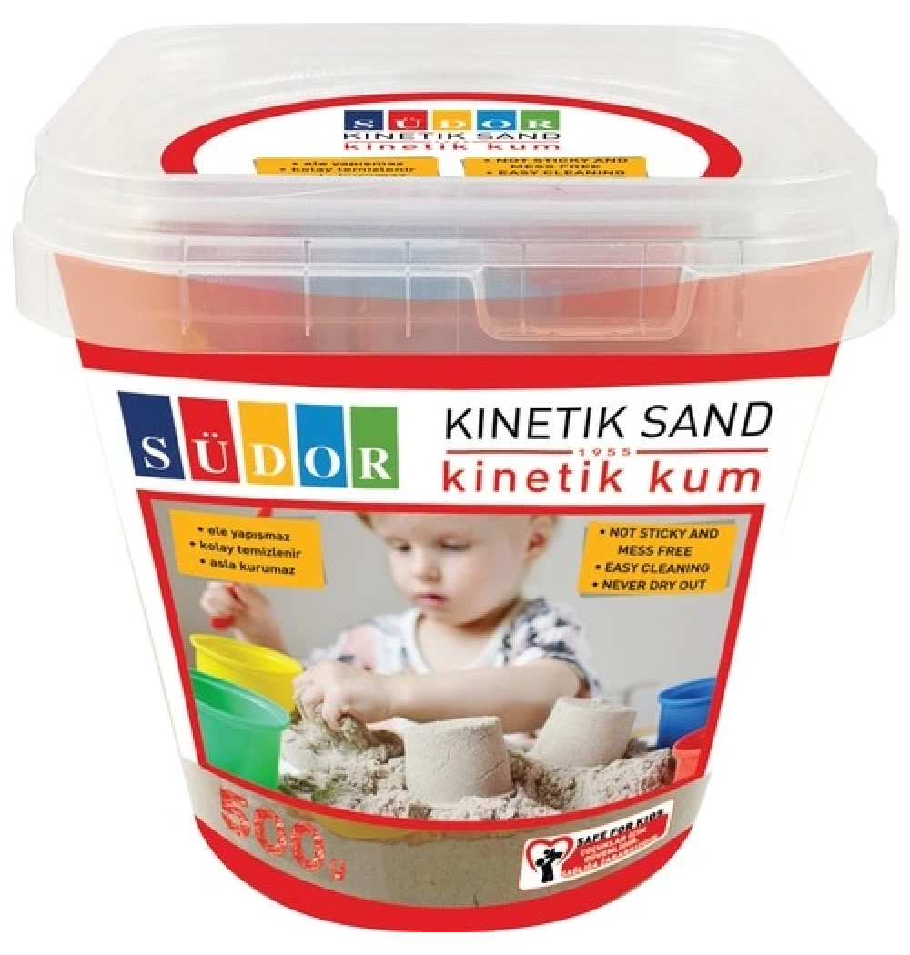 Südor Kovalı Kinetik Kum  500 Gr Natural Kod:Ks02-1