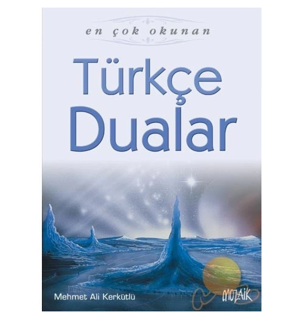 Türkçe Dualar Roman Boy - Mehmet Ali Kerkütlü - Hayat