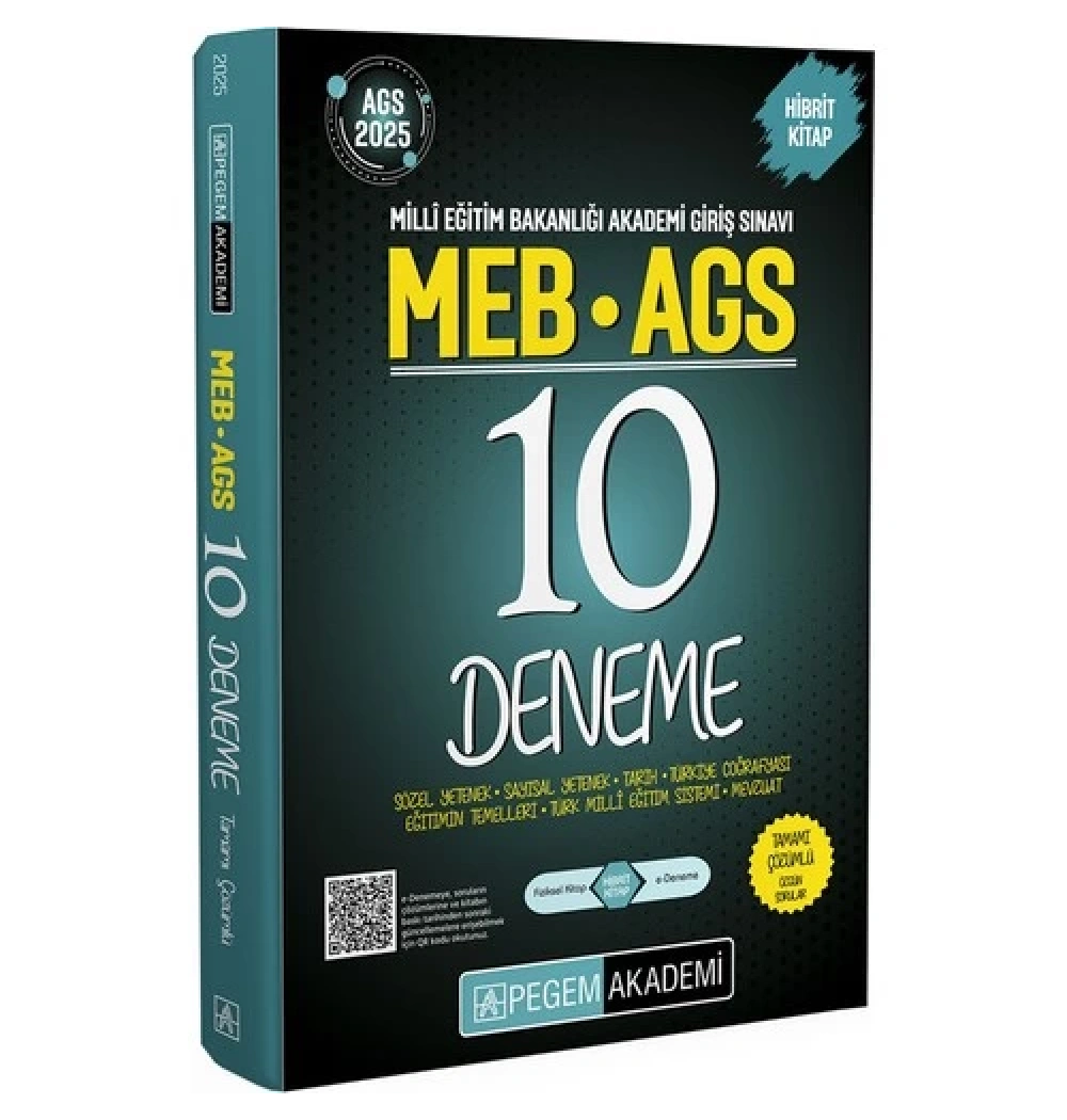 Pegem Meb Ags 10 Deneme Hibrit Kitap