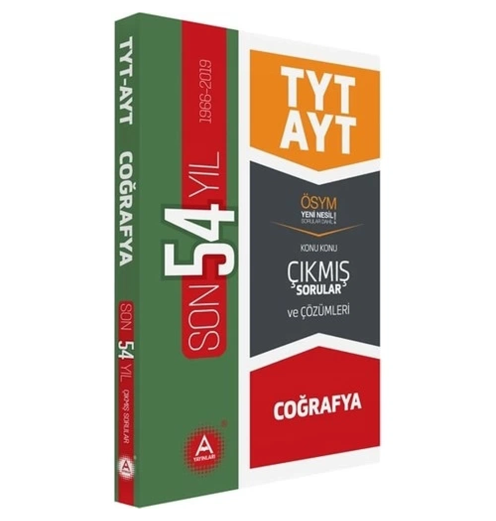 Tyt Ayt Coğrafya Son 54 Yıl Çıkmış Sorular 2020 A Yayınları