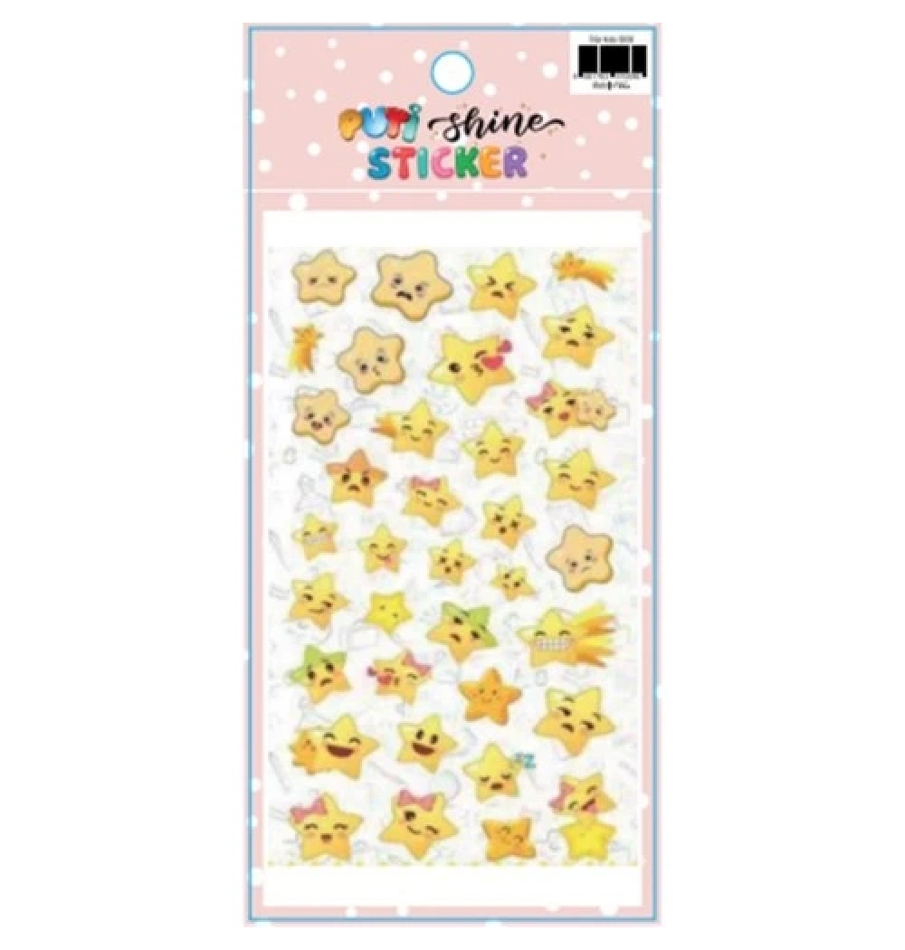 Viva Puti Shıne Sticker Yıldız Gülen Yüz 10090
