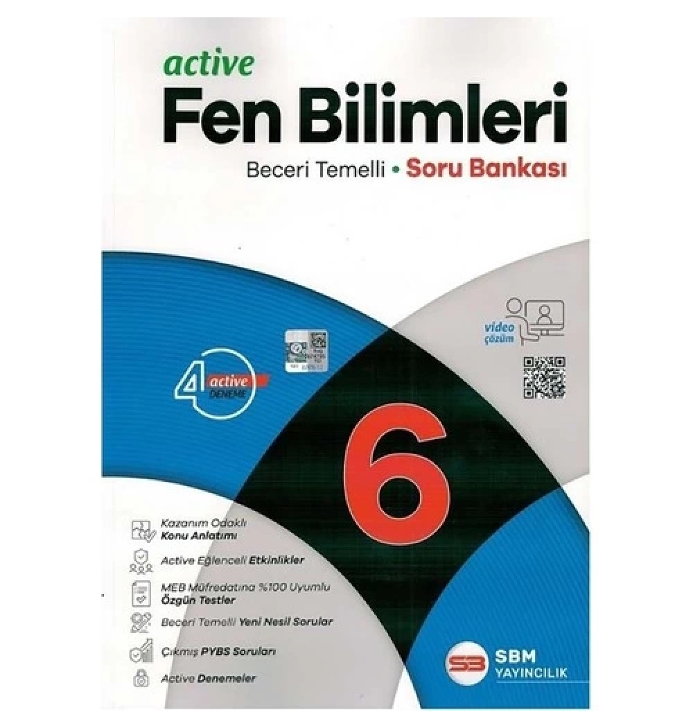 6.Sınıf Active Fen Bilimleri Soru Bankası Sbm Yayın