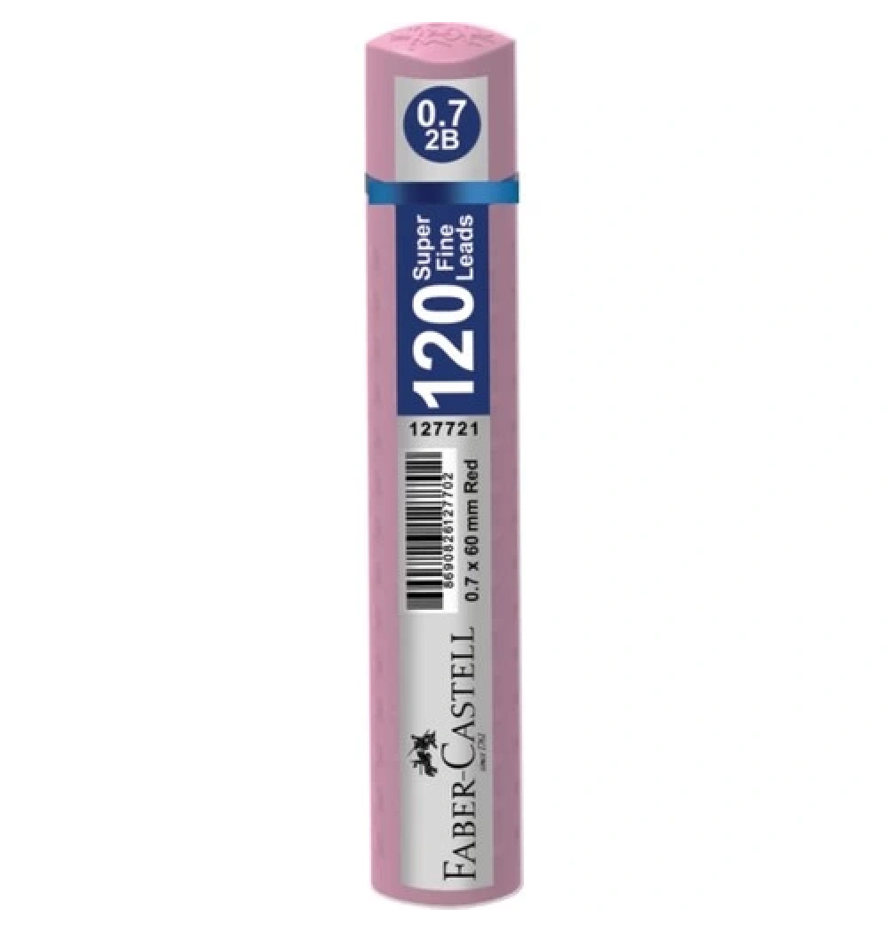 Faber Grip Min 0.7 2B 60Mm, 120Li Genz Gül Tüp 5090127728000