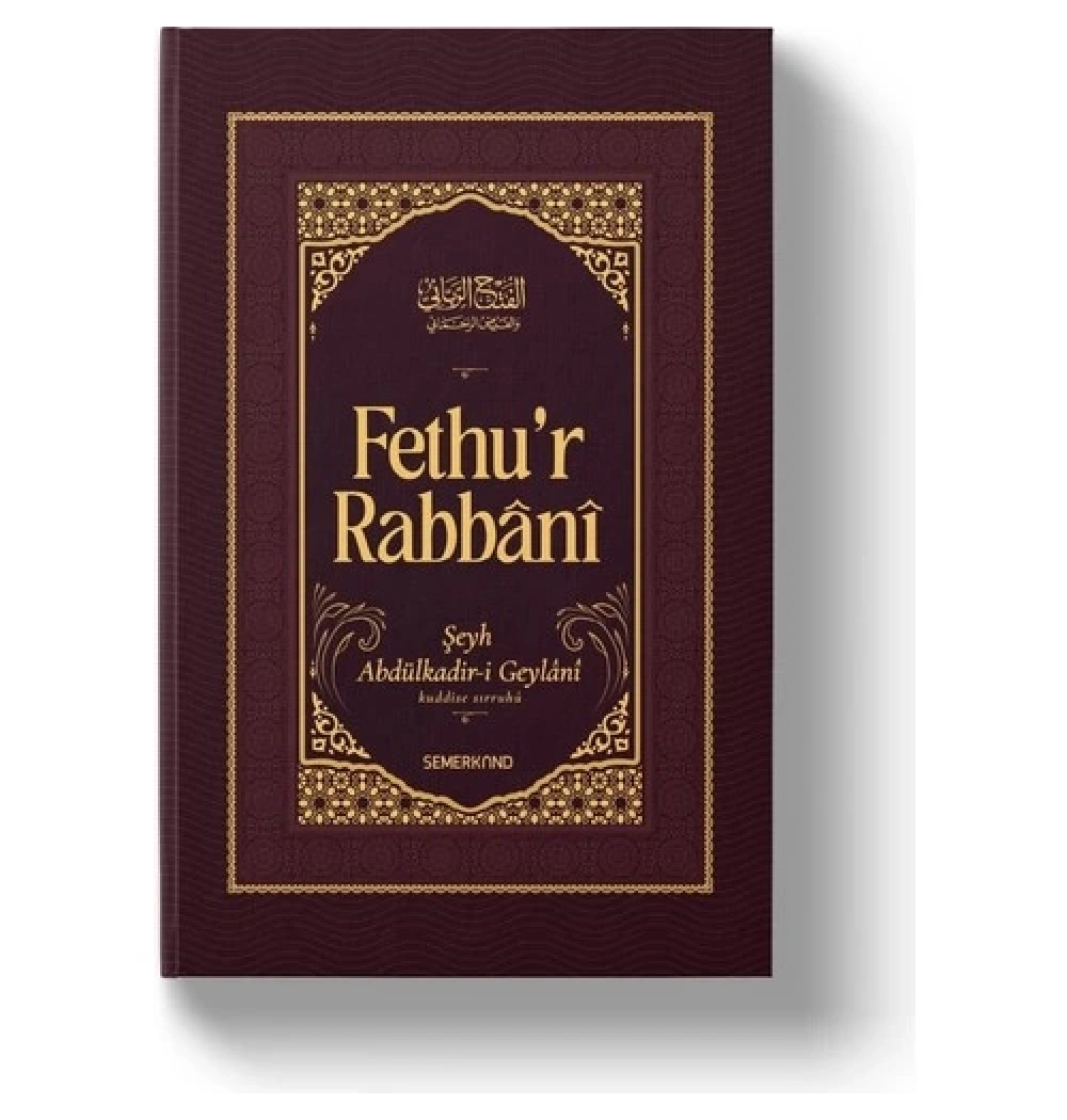 Fethur Rabbani Büyük Boy Ciltli Abdülkadir Geylani Semerkant