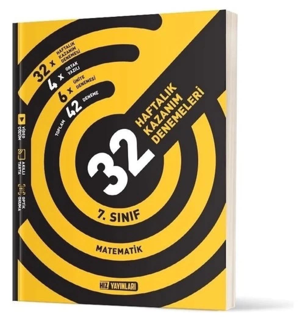 Hız 7.Sınıf Matematik 32 Haftalık Denemeleri