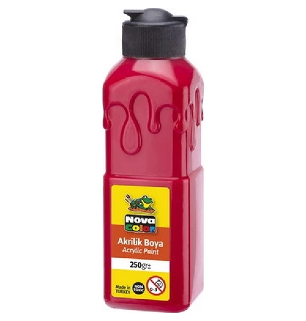 Nova Color Akrilik Boya 250 Gr Kırmızı Nc-3011