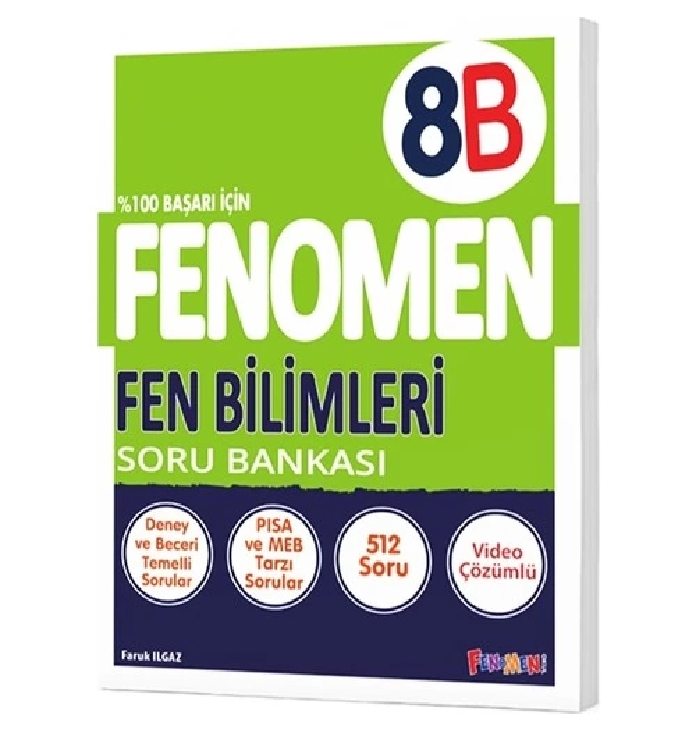 8.Sınıf Fen Bilimleri Fenomen Soru Bankası Gama Yayın