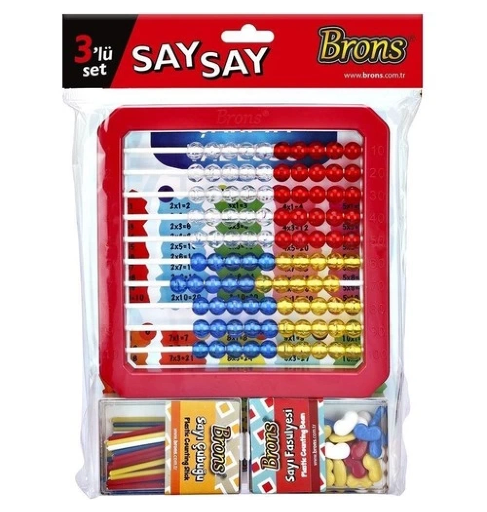 Brons 3 Lü Mihsap Okul Seti Br-214