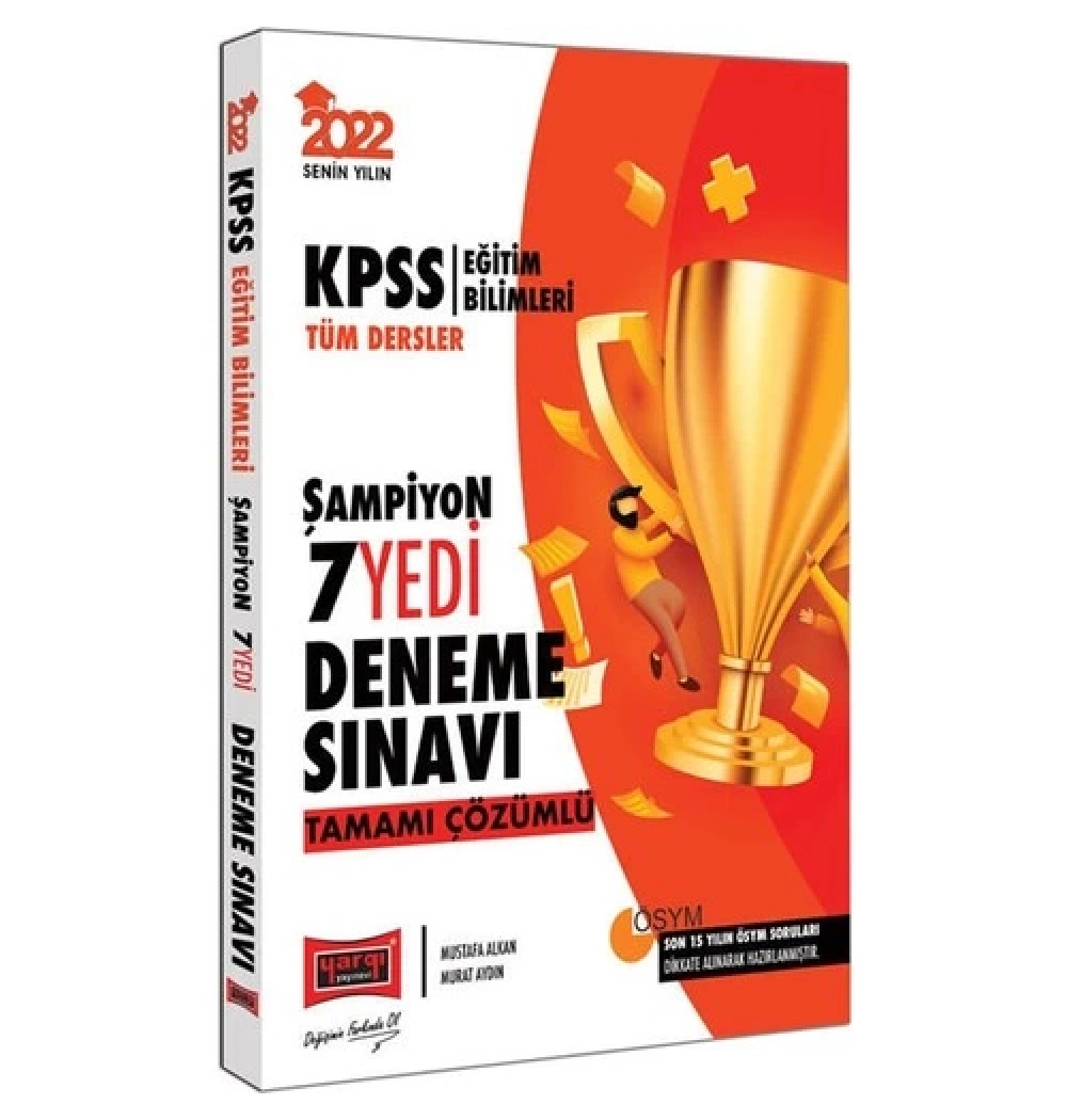 Yargı 2022 Kpss Eğitim Bilimleri Şampiyon 7 Deneme Sınavı