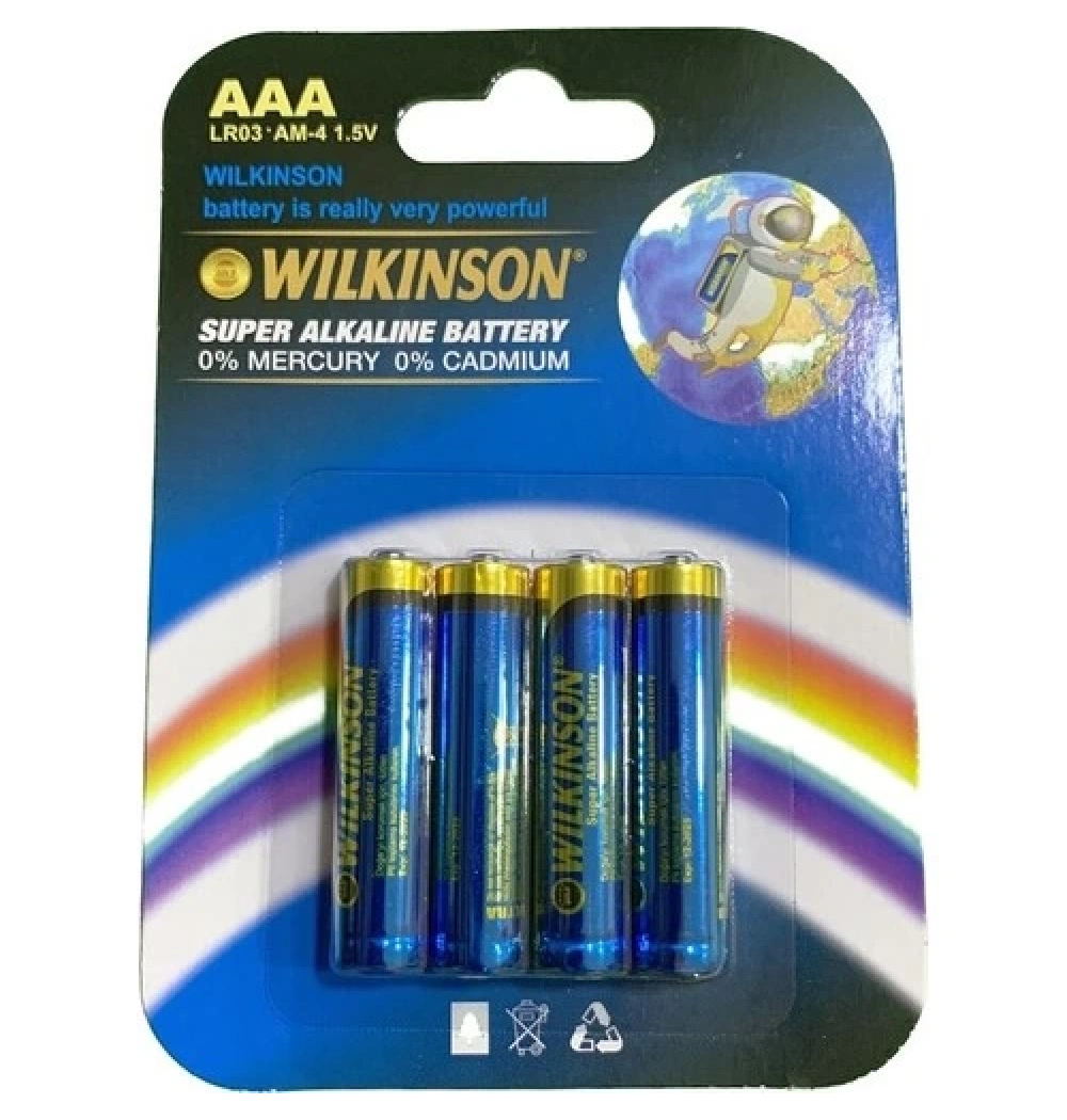 Wılkınson Pil  Lr03 Am-4 1,5V Aaa (4)